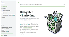 Desktop Screenshot of computercharitynm.org